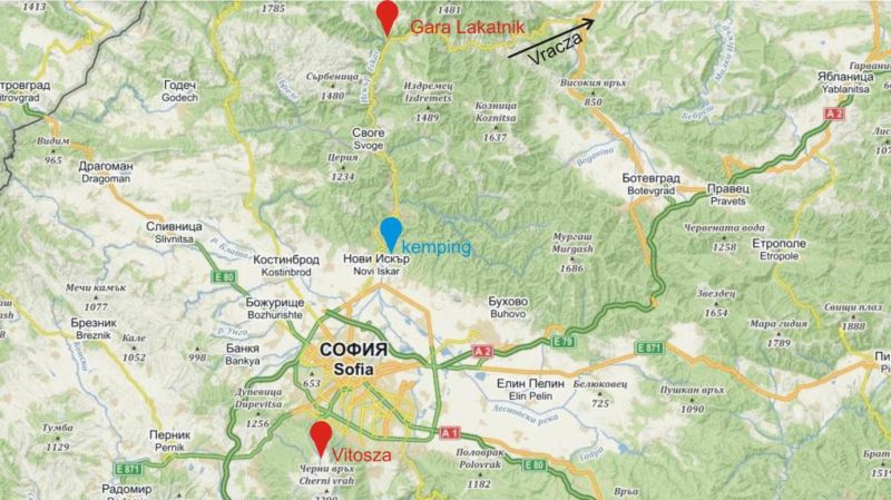 zdj. 17 mapa okolic sofii